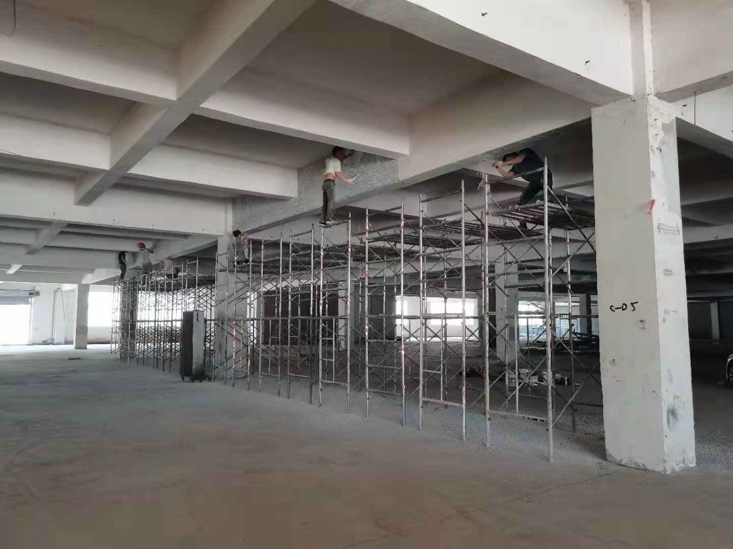 武汉碳纤维布加固施工中出现空鼓的处理办法